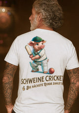 Darts T-Shirts Kollektion Motiv "Schweine Cricket"