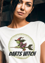 Darts-T-Shirt Kollektion Motiv "Darts Witch"