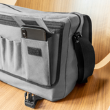 Darts-Umhaengetasche Motiv "Echte Dartsliebe" - Graphit/Schwarz