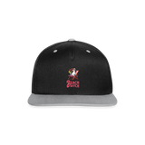 Kontrast Snapback Fun-Motiv "Beach Bitch" - Schwarz/Grau