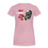 Premium Darts-T-Shirt Motiv "Only Ladies Skull" - Hellrosa