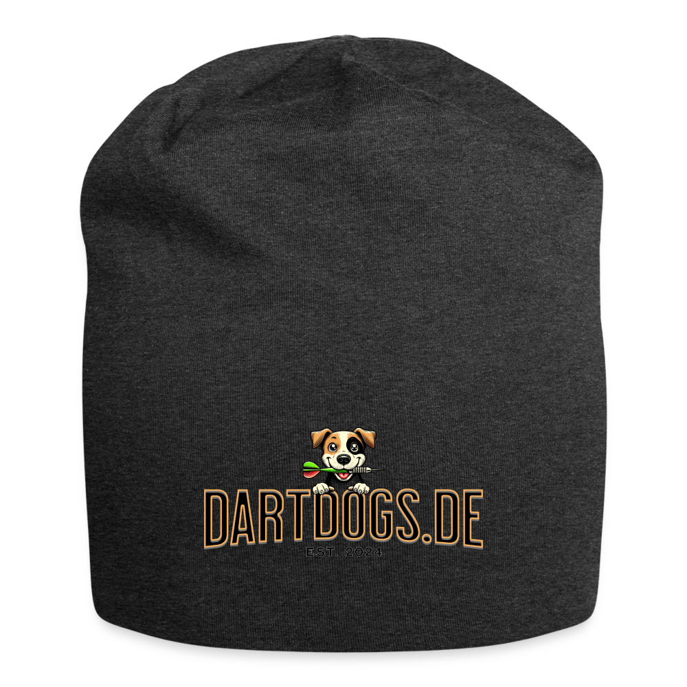 Jersey-Darts-Beanie "Motiv Dartdogs" Unisex - Anthrazit