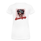 Frauen Premium Darts T-Shirt: Darts Lady - Weiß
