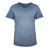 Vintage Darts-T-Shirt Motiv "Chill and Win" (Druck hinten) - Vintage Denim