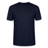Unisex-T-Shirt Motiv "Chill and Win" (Druck hinten) - Navy