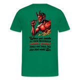 Darts-T-Shirt Motiv "Matchwinner" (Druck hinten) - Kelly Green