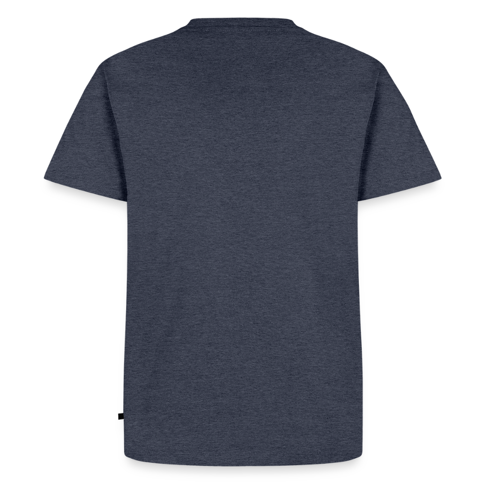 Maenner Fun T-Shirt Motiv "Grasdaggl" (Druck vorne) - Jeansblau 