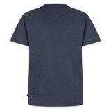 Maenner Fun T-Shirt Motiv "Grasdaggl" (Druck vorne) - Jeansblau 