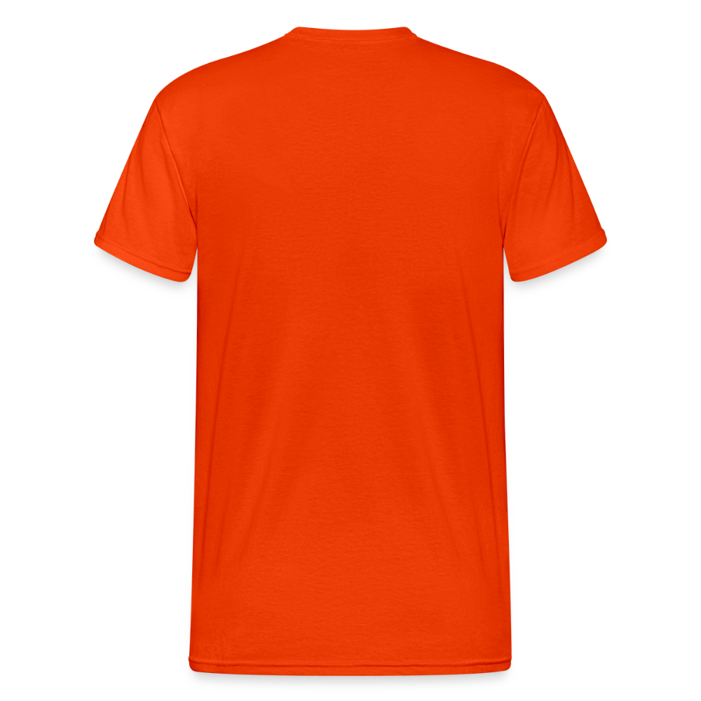 Gildan Fun T-Shirt Motiv "Ha du Grasdaggl" (Druck vorne) - kräftig Orange