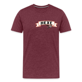 Magic T-Shirts Variante 2 Hexe - Bordeauxrot meliert