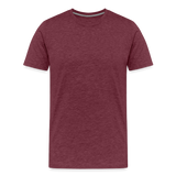 Magic T-Shirts Variante 2 Marco - Bordeauxrot meliert