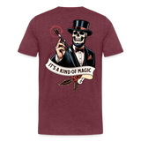 Magic T-Shirts Variante 2 Schnatz - Bordeauxrot meliert
