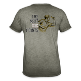 Vintage Darts T-Shirt Motiv "Next Big Points" (Druck hinten) - Vintage Khaki