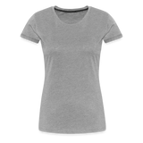 Frauen Premium Darts T-Shirt: Darts Lady - Grau meliert