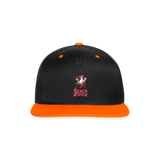 Kontrast Snapback Fun-Motiv "Beach Bitch" - Schwarz/Neonorange