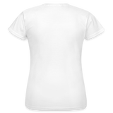 Frauen Darts-T-Shirt Motiv "Schwarzwald Perfekt" (druck vorne) - Weiß