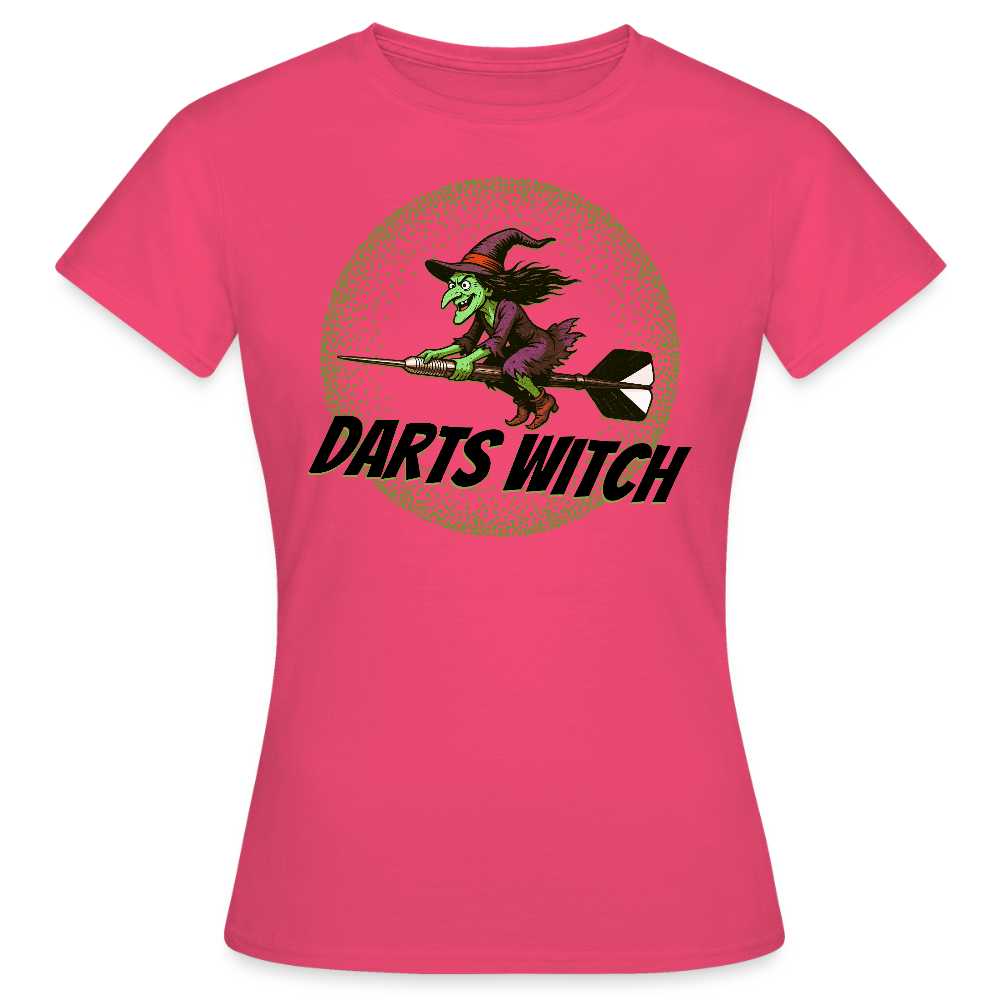 Frauen Darts-T-Shirt Motiv "Darts Witch" (druck vorne) - Azalea