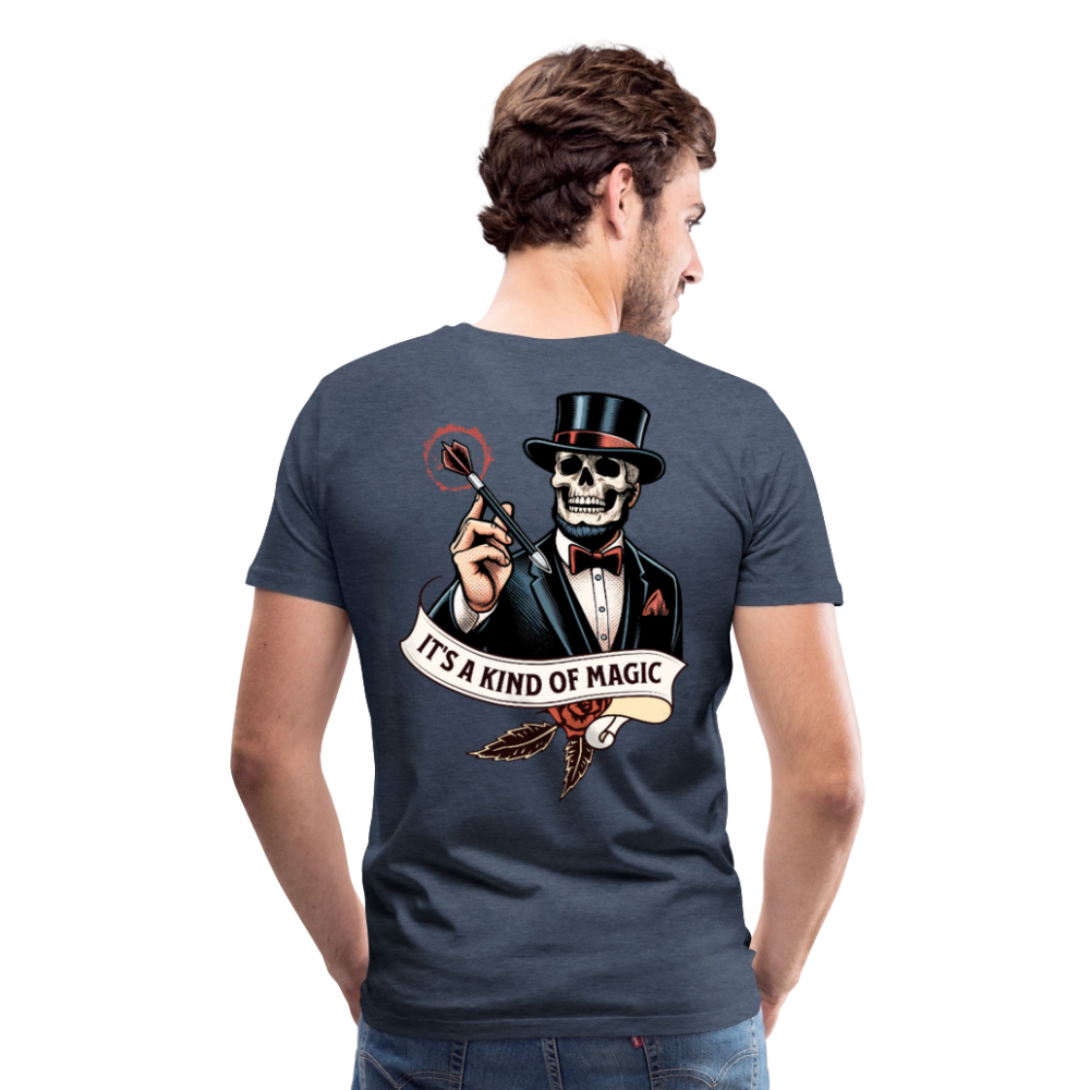 Magic T-Shirts Variante 2 Michel - Blau meliert
