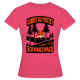 Frauen Darts-T-Shirt Motiv "Schwarzwald Perfekt" (druck vorne) - Azalea