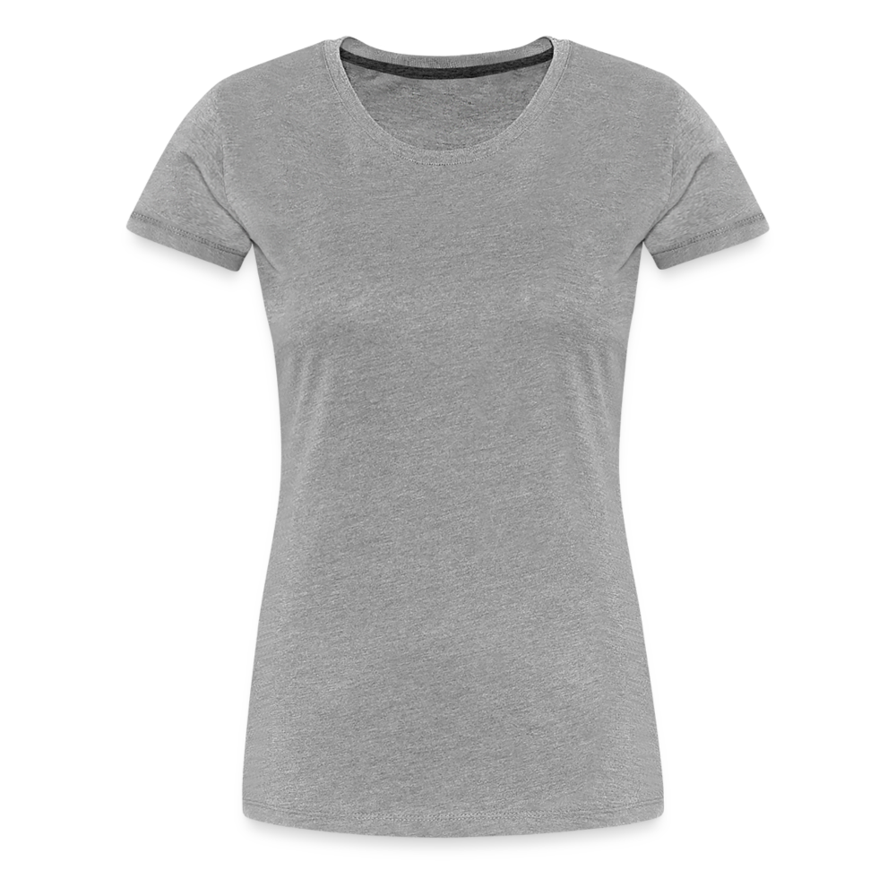 Premium Darts-T-Shirt Motiv "Only Ladies Skull" - Grau meliert