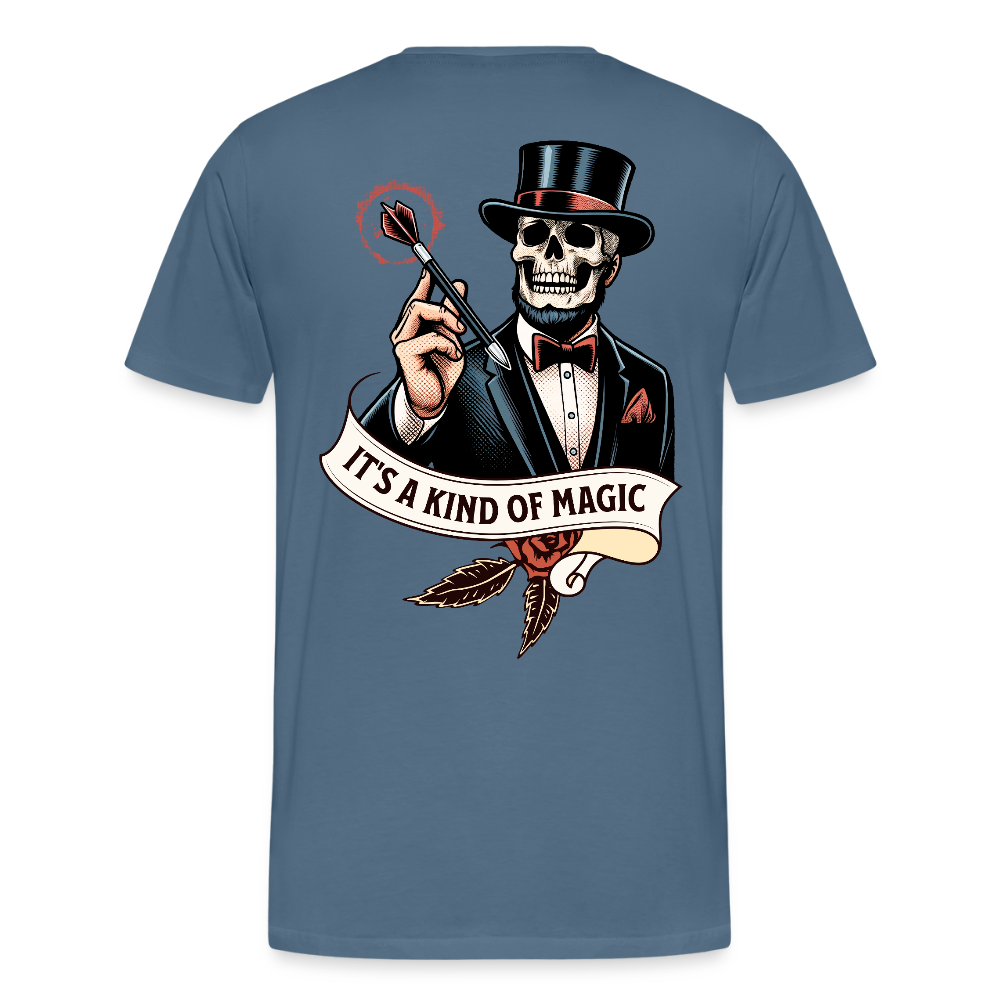 Magic T-Shirts Variante 2 Andi - Blaugrau