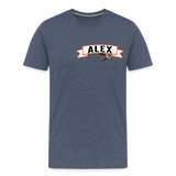 Magic T-Shirts Variante 2 Alex - Blau meliert
