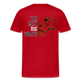 Premium Darts T-Shirt Motiv "Next Big Points" - Rot