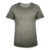 Vintage Darts-T-Shirt Motiv "Chill and Win" (Druck hinten) - Vintage Khaki
