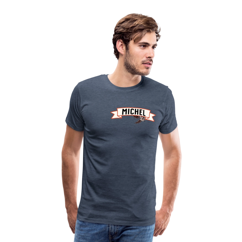 Magic T-Shirts Variante 2 Michel - Blau meliert