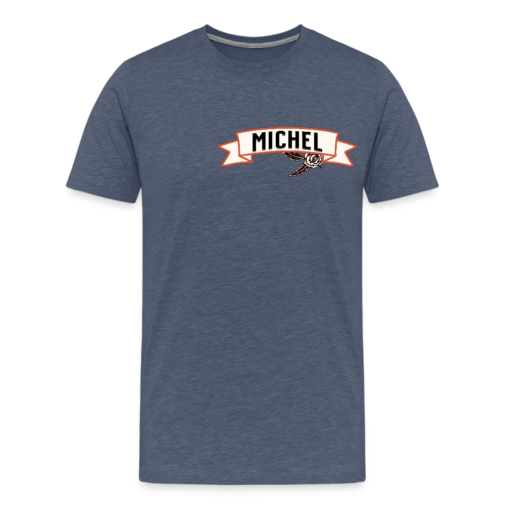 Magic T-Shirts Variante 2 Michel - Blau meliert