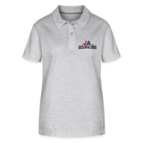 Frauen Poloshirt Variation 1 - Grau meliert