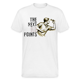 Gildan Heavy Darts T-Shirt Motiv "Next Big Points" fuer maenner (druck vorne) - Weiß