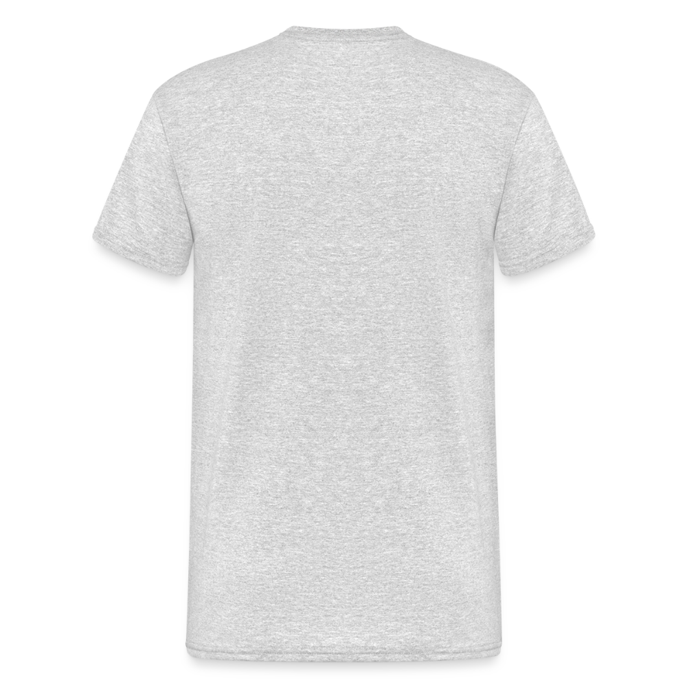 Gildan Fun T-Shirt Motiv "Ha du Grasdaggl" (Druck vorne) - Grau meliert