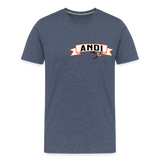 Magic T-Shirts Variante 2 Andi - Blau meliert