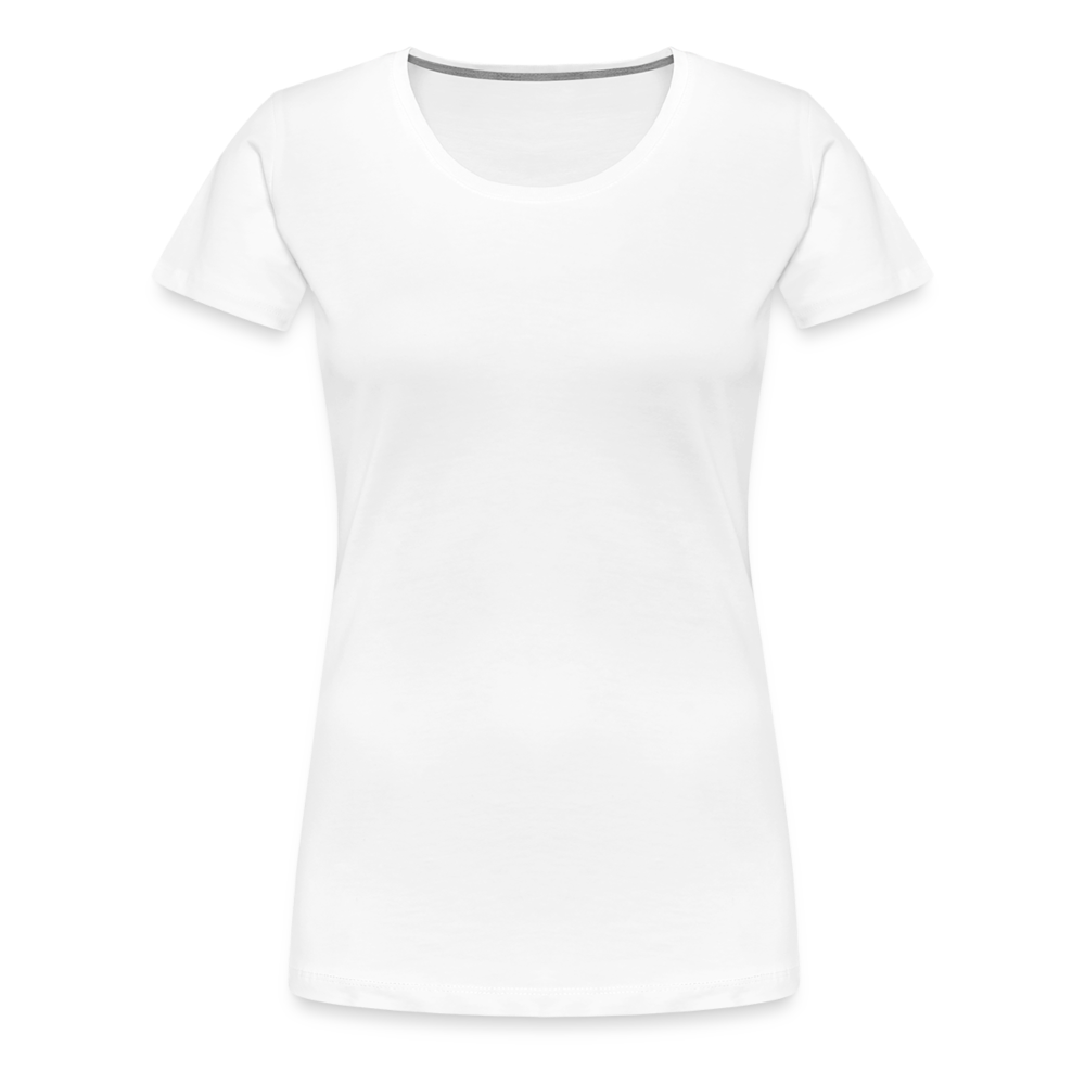 Frauen Premium Darts T-Shirt: Darts Lady - Weiß