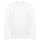 Männer Premium Langarmshirt Motiv Grasdaggl fuer Maenner (Druck vorne) - Weiß