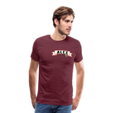 Magic T-Shirts Variante 2 Alex - Bordeauxrot meliert