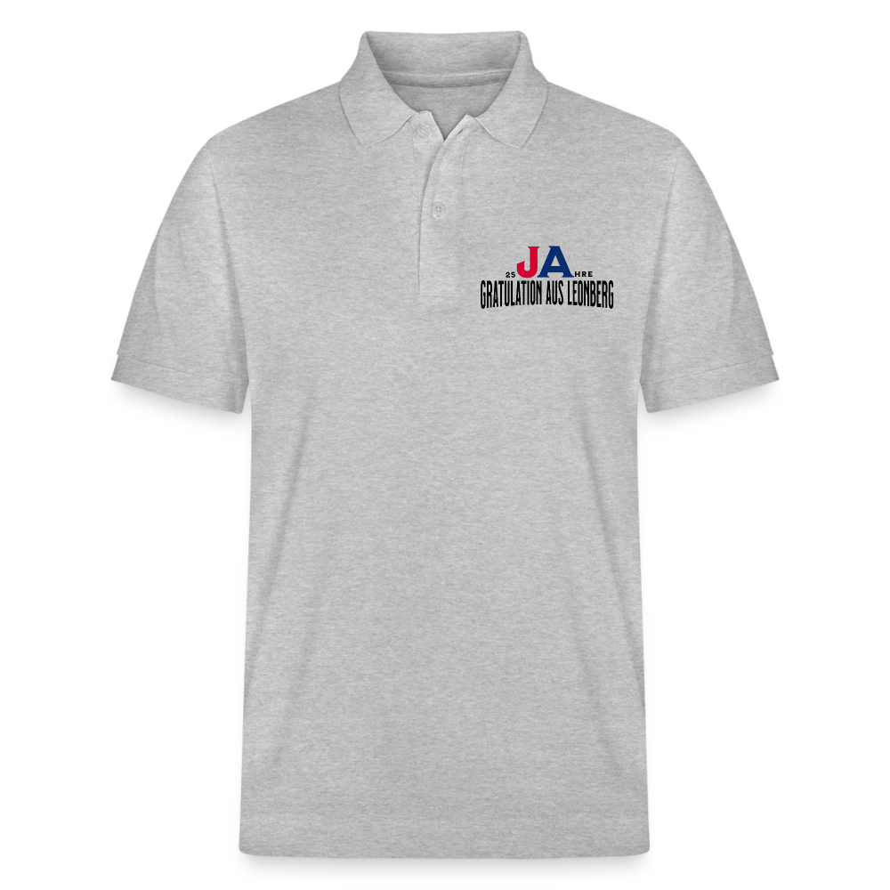 Männer Poloshirt Variation 2 - Grau meliert