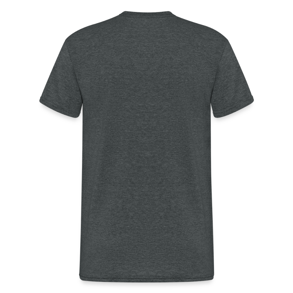 Gildan Fun T-Shirt Motiv "Ha du Grasdaggl" (Druck vorne) - Dunkelgrau meliert