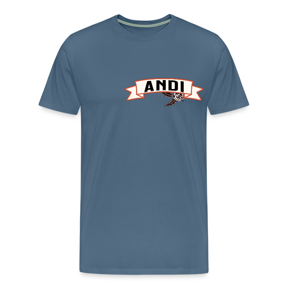 Magic T-Shirts Variante 2 Andi - Blaugrau