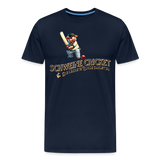 Premium Darts T-Shirt Motiv "Schweine Cricket“ - Navy