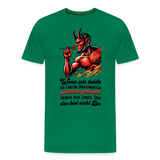 Darts-T-Shirt Motiv "Matchwinner" fuer maenner (Druck vorne) - Kelly Green