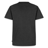 Darts-T-Shirt Motiv "Matchwinner" fuer maenner (Druck vorne, dunkle stoffe) - Anthrazit meliert