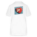 Frauen Poloshirt Variation 1 - Weiß
