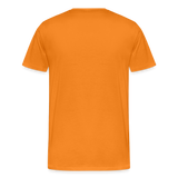 Maenner Fun T-Shirt Motiv "Grasdaggl" (Druck vorne) - Orange