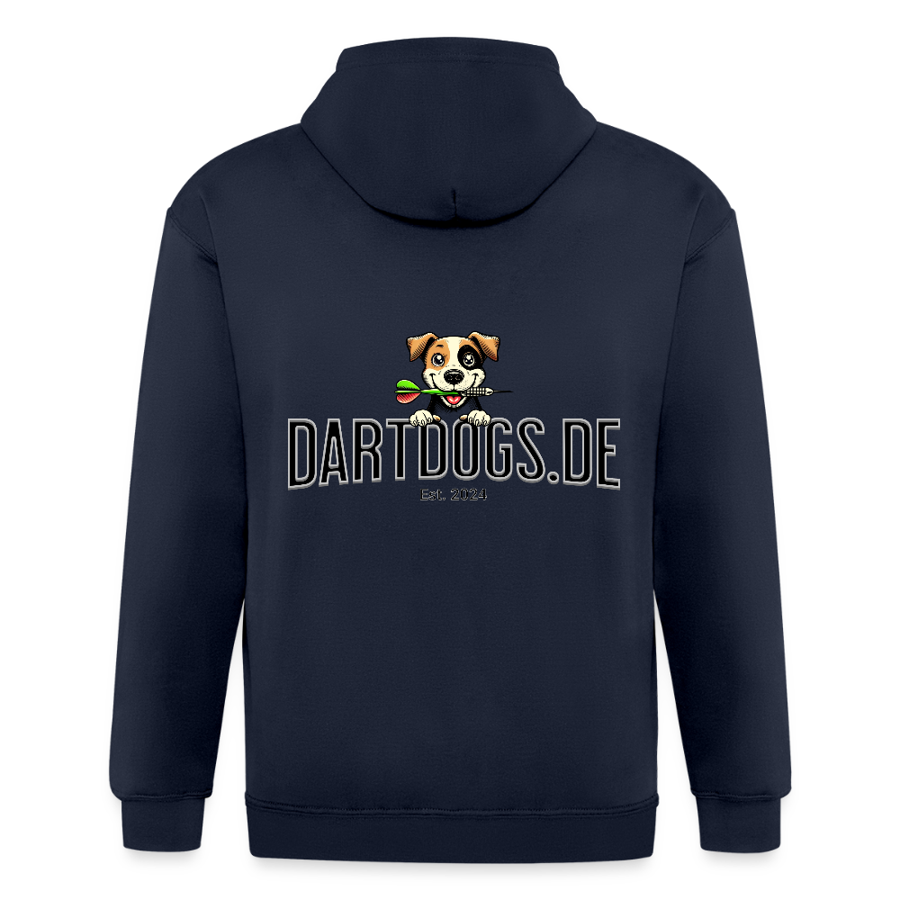 Männer Heavyweight Kapuzenjacke Dartdogs - Navy
