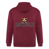 Männer Heavyweight Kapuzenjacke Dartdogs - Maroon