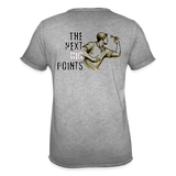 Vintage Darts T-Shirt Motiv "Next Big Points" (Druck hinten) - Vintage Grau