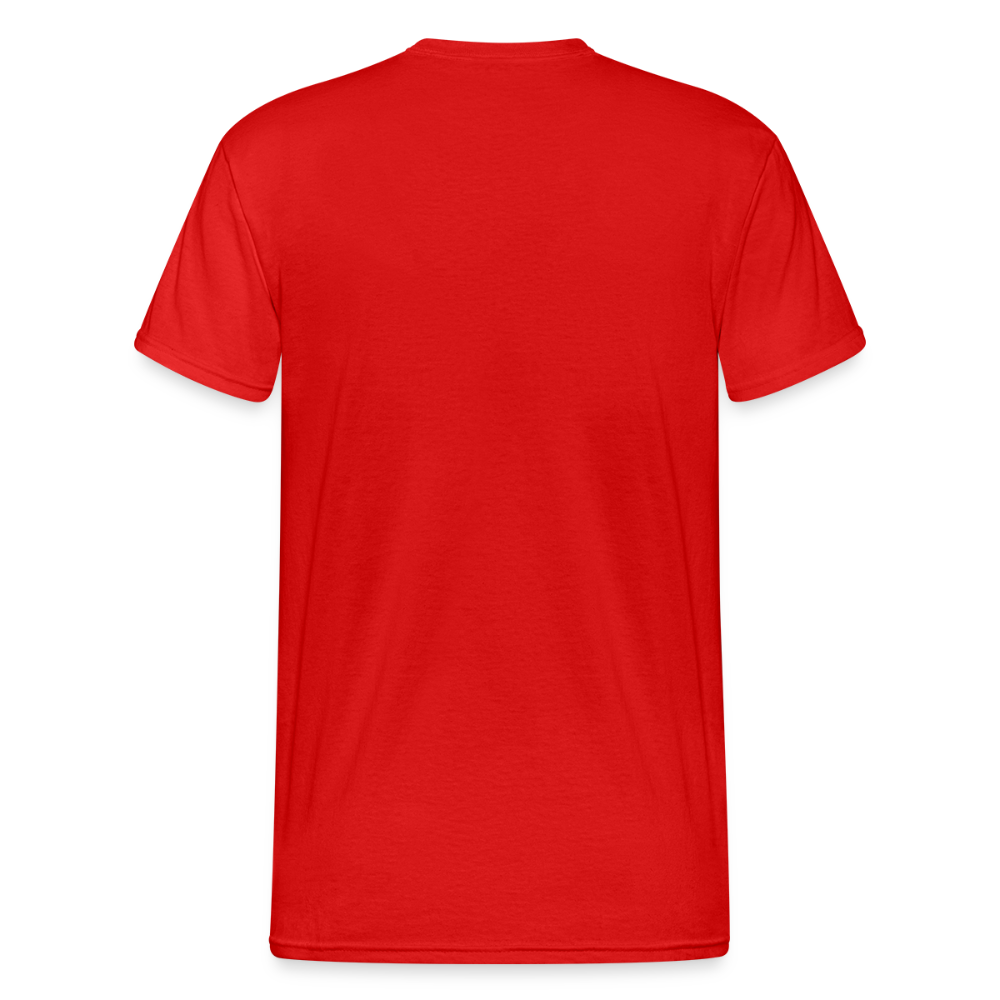 Gildan Fun T-Shirt Motiv "Ha du Grasdaggl" (Druck vorne) - Rot