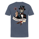 Magic T-Shirts Variante 2 Marco - Blau meliert
